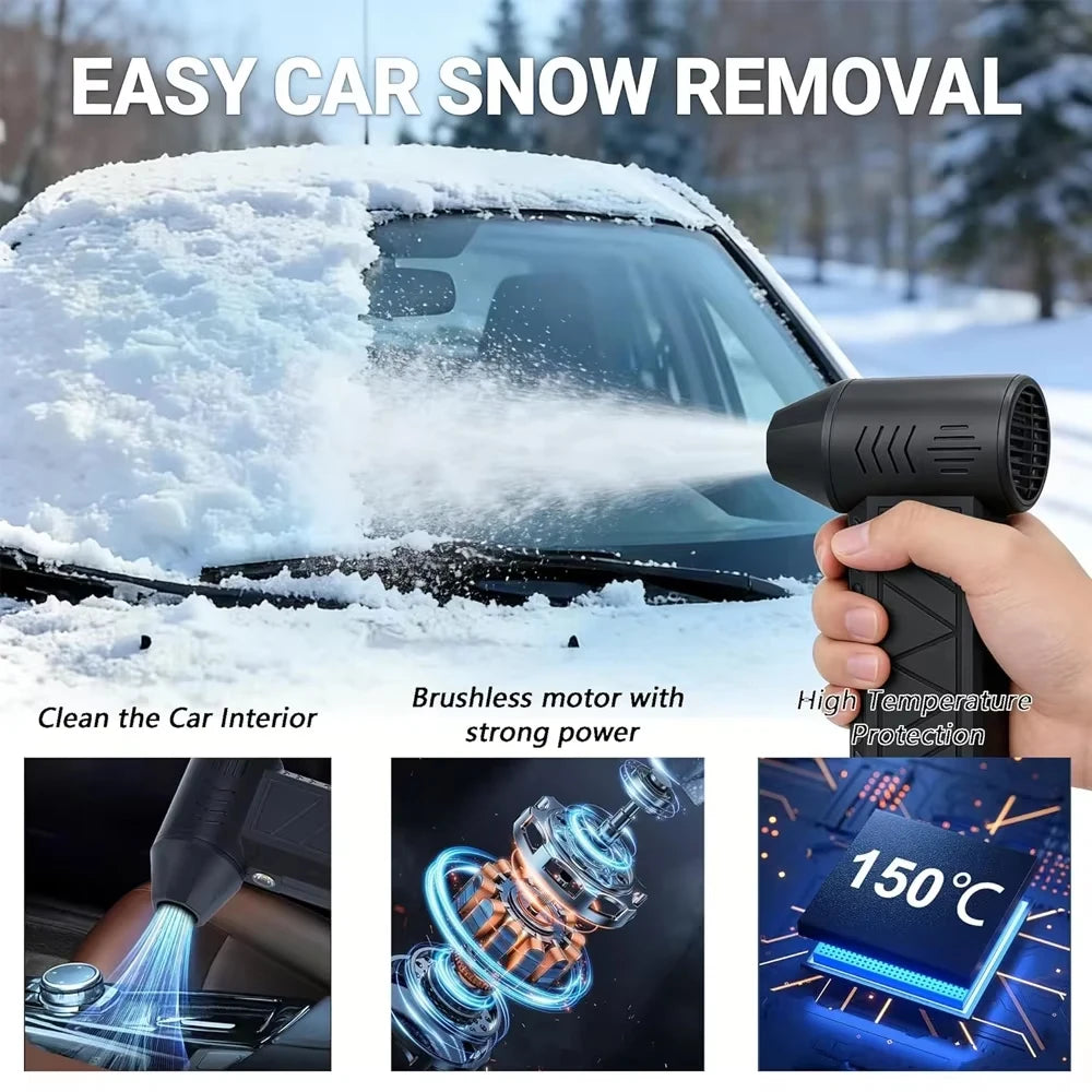X6 Turbo Jet Blower 130000RPM Powerful Air Blower Brushless Motor Turbo Fan Jet Fan Cleaning Air Duster Blower Air Puissant Tool